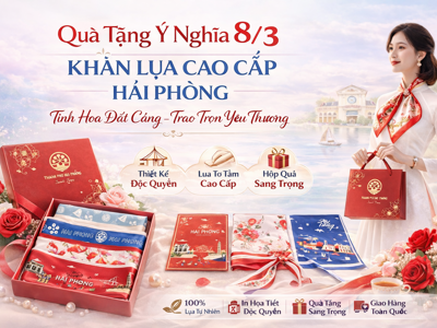 Khăn Lụa Cao Cấp – Quà Tặng Ý Nghĩa Ngày 8/3 Sang Trọng, Tinh Tế Và Đầy Cảm Xúc